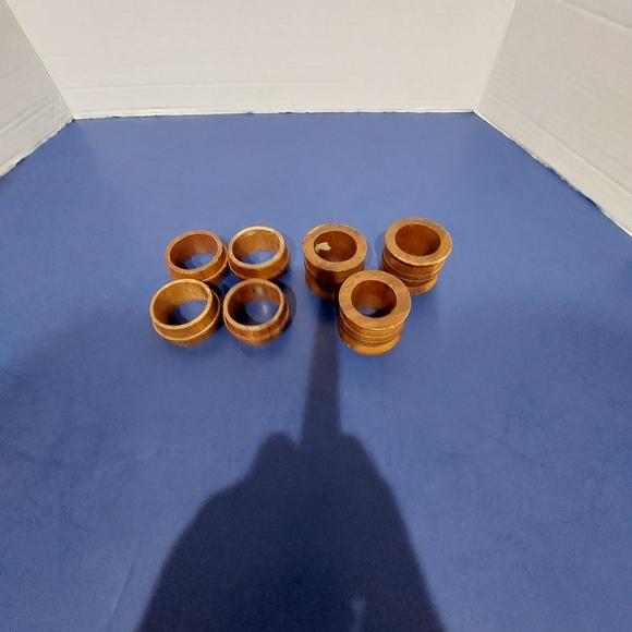 Set of 7 Different Styles of Wood Napkin Holders - Picture 4 of 4